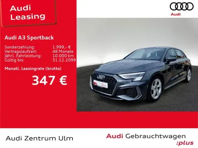 Gebraucht Audi A3 S-Line 150 PS (110 kW) 2023 Daytonagrau perleffekt Limousine