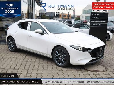 Neu Mazda 3 Exclusive-Line 140 PS (102 kW) 2026 Weiß Limousine