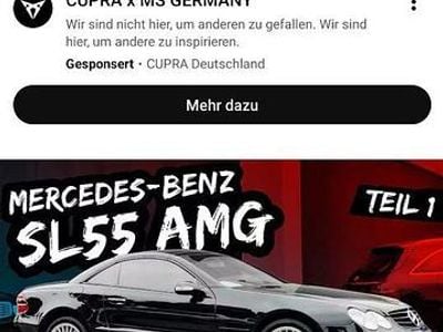 Gebraucht Mercedes SL55 AMG AMG 500 PS (367 kW) 2003 Schwarz Cabrio
