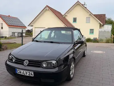 Gebraucht VW Golf Cabriolet Conceptline 110 PS (80 kW) 2000 Schwarz Cabrio
