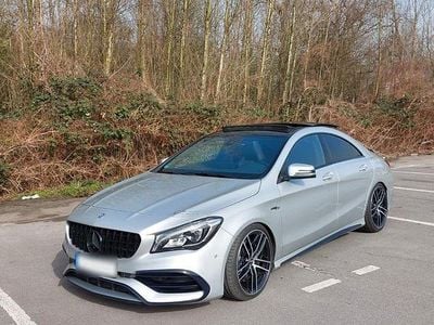 Usata Mercedes CLA45 AMG AMG 381 CV (280 kW) 2017 Argento Coupé