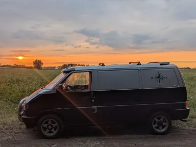 Gebraucht VW T4 69 PS (50 kW) 1994 Schwarz Van