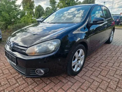 Gebraucht VW Golf VI Comfortline 122 PS (89 kW) 2009 Schwarz Kleinwagen