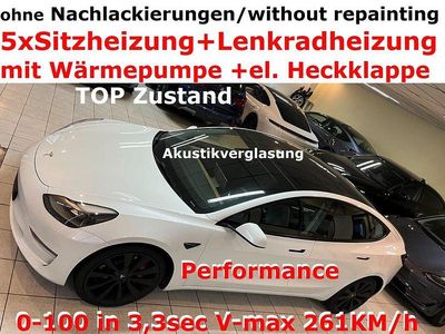 Gebraucht Tesla Model 3 Performance 377 kW (513 PS) 2021 Weiß Limousine