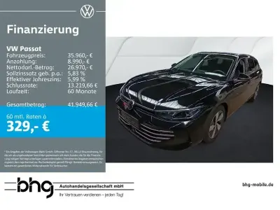 Gebraucht VW Passat Elegance 150 PS (110 kW) 2025 Schwarz Kombi