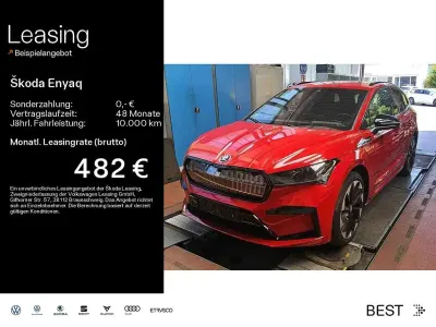 Gebraucht Skoda Enyaq iV SportLine 150 kW (204 PS) 2023 Velvetrot premium metallic (metallic) SUV