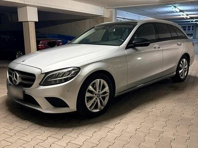 Usata Mercedes C200 Avantgarde 150 CV (110 kW) 2018 Argento Station wagon