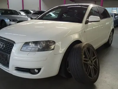 Gebraucht Audi A3 S-Line 160 PS (117 kW) 2007 Weiß Kleinwagen