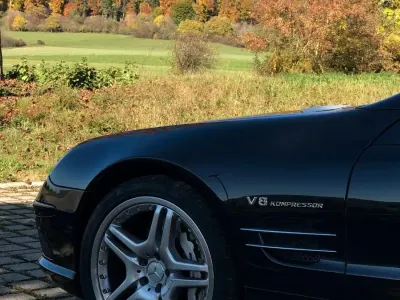 Gebraucht Mercedes SL55 AMG AMG 500 PS (367 kW) 2004 Schwarz Cabrio