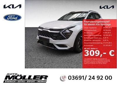 Deluxeweiß metallic (metallic) Gebraucht 2025 Kia Sportage GT-Line SUV | 35.899 € (Fairer Preis)