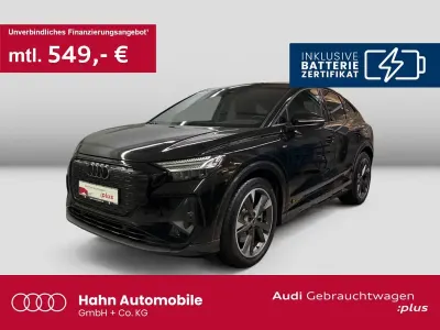 Gebraucht Audi Q4 Sportback e-tron S-Line 210 kW (286 PS) 2024 Schwarz SUV