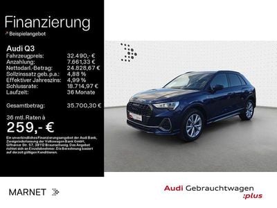Gebraucht Audi Q3 S-Line 150 PS (110 kW) 2023 Navarrablau metallic SUV