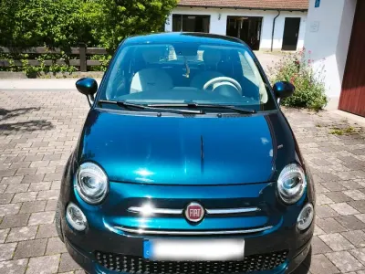 Gebraucht Fiat 500 Lounge 69 PS (50 kW) 2019 Blau Kleinwagen