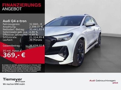 Gebraucht Audi Q4 e-tron S-Line 194 kW (265 PS) 2023 Weiß SUV