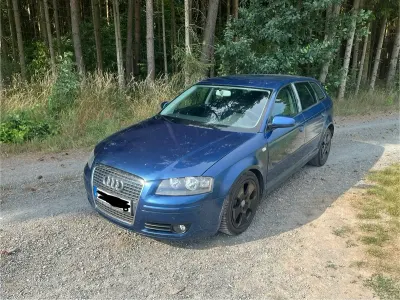 Gebraucht Audi A3 101 PS (74 kW) 2007 Blau Kleinwagen