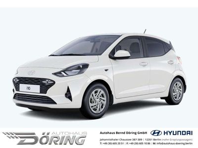 Gebraucht Hyundai i10 Select 63 PS (46 kW) 2024 Atlas white / sol (weiss) Kleinwagen