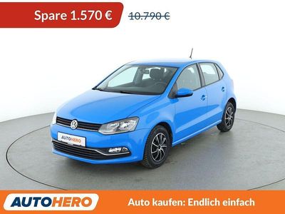 Blau Gebraucht 2015 VW Polo Comfortline Kleinwagen | 9.220 € (Fairer Preis)