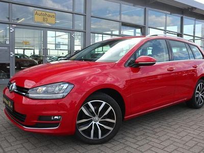 Second-hand VW Golf VII Highline 150 CP (110 kW) 2014 Roșu Break
