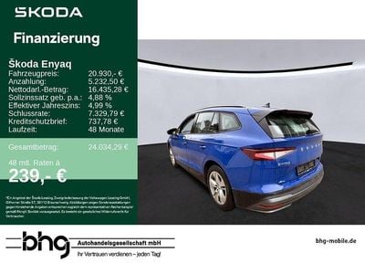 Gebraucht Skoda Enyaq iV 108 kW (148 PS) 2023 Blau SUV