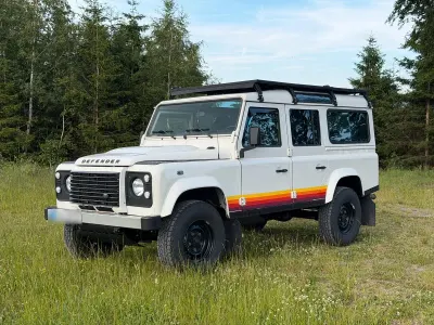 Gebraucht Land Rover Defender 110 PS (80 kW) 2008 Weiß SUV