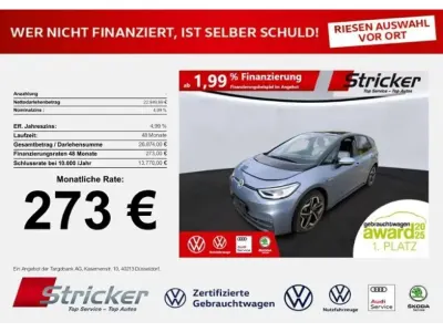 Brugt VW ID.3 150 kW (204 HK) 2020 Blå Hatchback