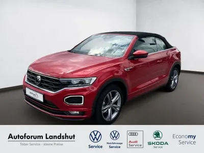 Używany VW T-Roc Cabriolet R-line 150 KM (110 kW) 2022 Czerwony Kabriolet