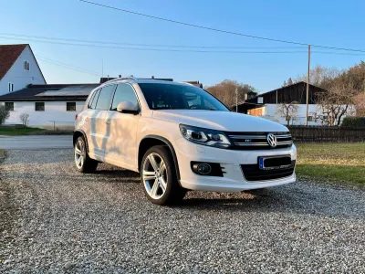 Usata VW Tiguan R-line 170 CV (125 kW) 2012 Bianco SUV