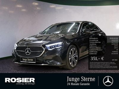 Gebraucht Mercedes E300 Avantgarde 197 PS (144 kW) 2024 Grau / graphitgrau (metallic) Limousine