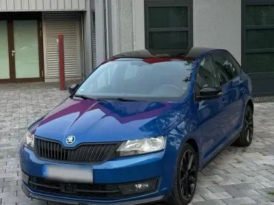 Gebraucht Skoda Rapid Monte Carlo 125 PS (91 kW) 2016 Blau Kleinwagen