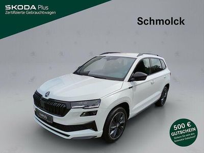 Moonweiß perleffekt met. Gebraucht 2024 Skoda Karoq SportLine SUV | 37.490 € (Etwas zu teuer)