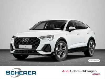 Gebraucht Audi Q3 Sportback S-Line 150 PS (110 kW) 2025 Gletscherweiß metallic SUV