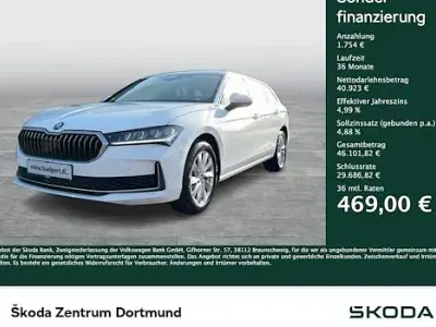 Nouvelle Skoda Superb Selection 193 ch (141 kW) 2026 Blanc Break