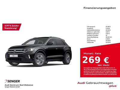 Second-hand VW T-Roc R-line 150 CP (110 kW) 2023 Negru SUV