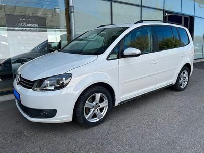 Second-hand VW Touran Comfortline 105 CP (77 kW) 2013 Alb Monovolum
