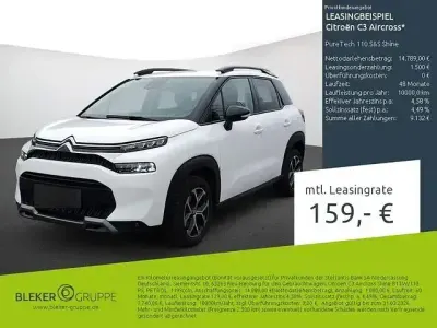 Gebraucht Citroën C3 Aircross PureTech 110 PS (80 kW) 2023 Weiß SUV