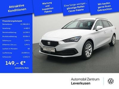 Gebraucht Seat Leon 110 PS (80 kW) 2024 Weiss / nevada weiss (metallic) Kombi