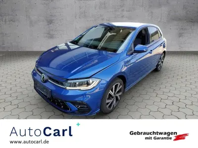 Gebraucht VW Polo R-line 95 PS (69 kW) 2022 Reef blue metallic Kleinwagen