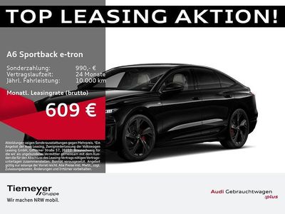 Gebraucht Audi e-tron Sportback S-Line 210 kW (286 PS) 2025 Schwarz SUV