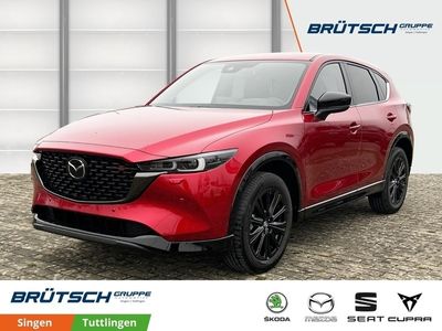 gebraucht Mazda CX-5 2023 2.5L e-SKYACTIV G 194ps 6AT AWD HOMURA LEDER schwarz