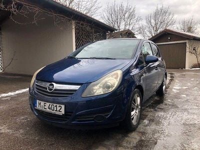Blau Gebraucht 2009 Opel Corsa Selection Limousine | 2.990 € (Guter Preis)