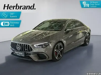Gebraucht Mercedes CLA45 AMG Premium Plus 421 PS (309 kW) 2025 Metalliclack mountaingrau Coupé