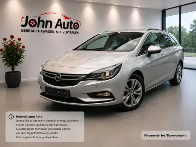 Gebraucht Opel Astra Dynamic 125 PS (91 kW) 2018 Silber Kombi