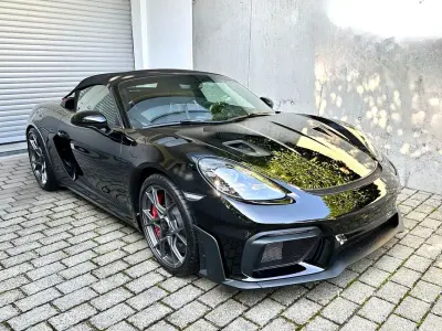 Nuova Porsche 718 Spyder 500 CV (367 kW) 2025 Nero Cabrio