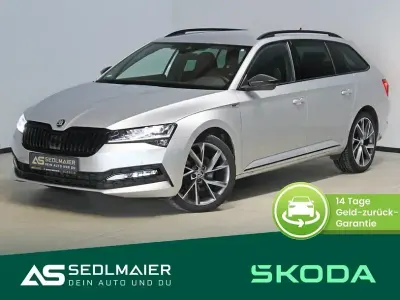 Gebraucht Skoda Superb SportLine 190 PS (139 kW) 2022 Brilliantsilber Kombi