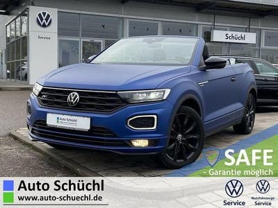Gebraucht VW T-Roc Cabriolet R-line Edition 150 PS (110 kW) 2021 Blau Cabrio