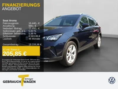 Gebraucht Seat Arona FR 110 PS (80 kW) 2022 Grün SUV