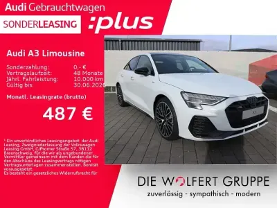 Gebraucht Audi A3 S-Line 150 PS (110 kW) 2025 Gletscherweiß metallic Limousine