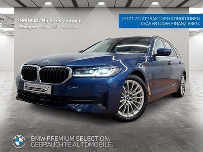 Brugt BMW 530e Sport Line 184 HK (135 kW) 2022 Blå Stationcar