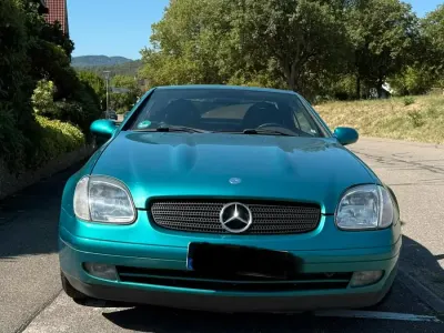 Gebraucht Mercedes SLK200 136 PS (100 kW) 1998 Grün Cabrio