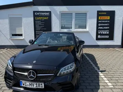 Gebraucht Mercedes C200 AMG line 184 PS (135 kW) 2020 Schwarz Cabrio